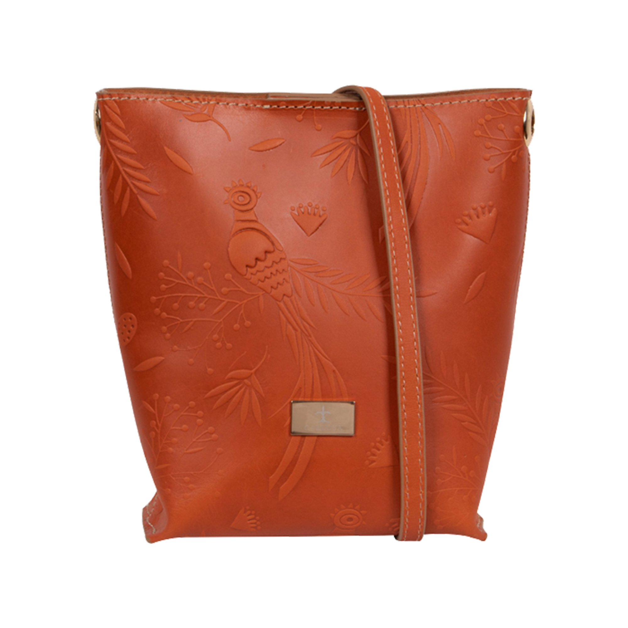 CROSSBODY TRAPECIO NARANJA