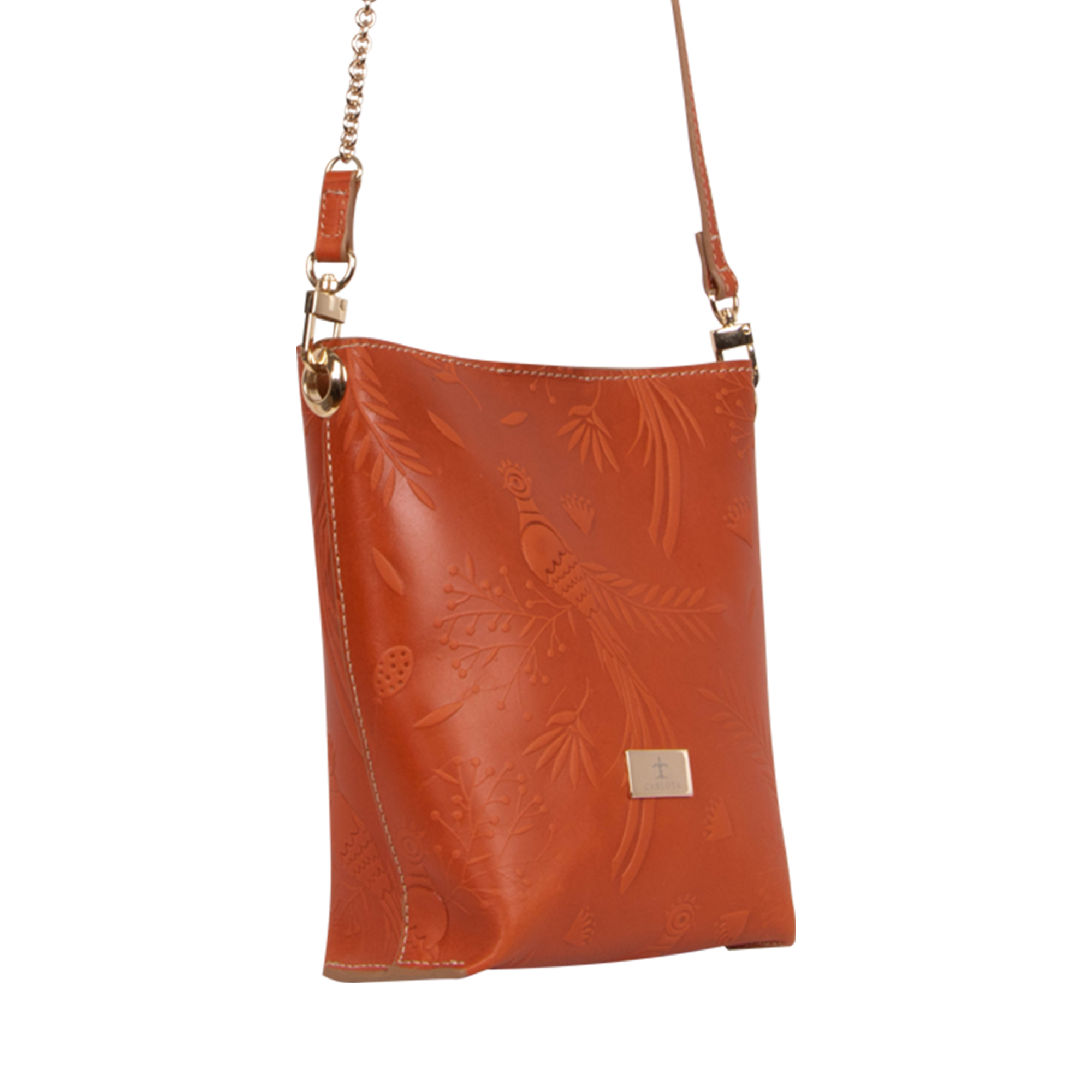 CROSSBODY TRAPECIO NARANJA