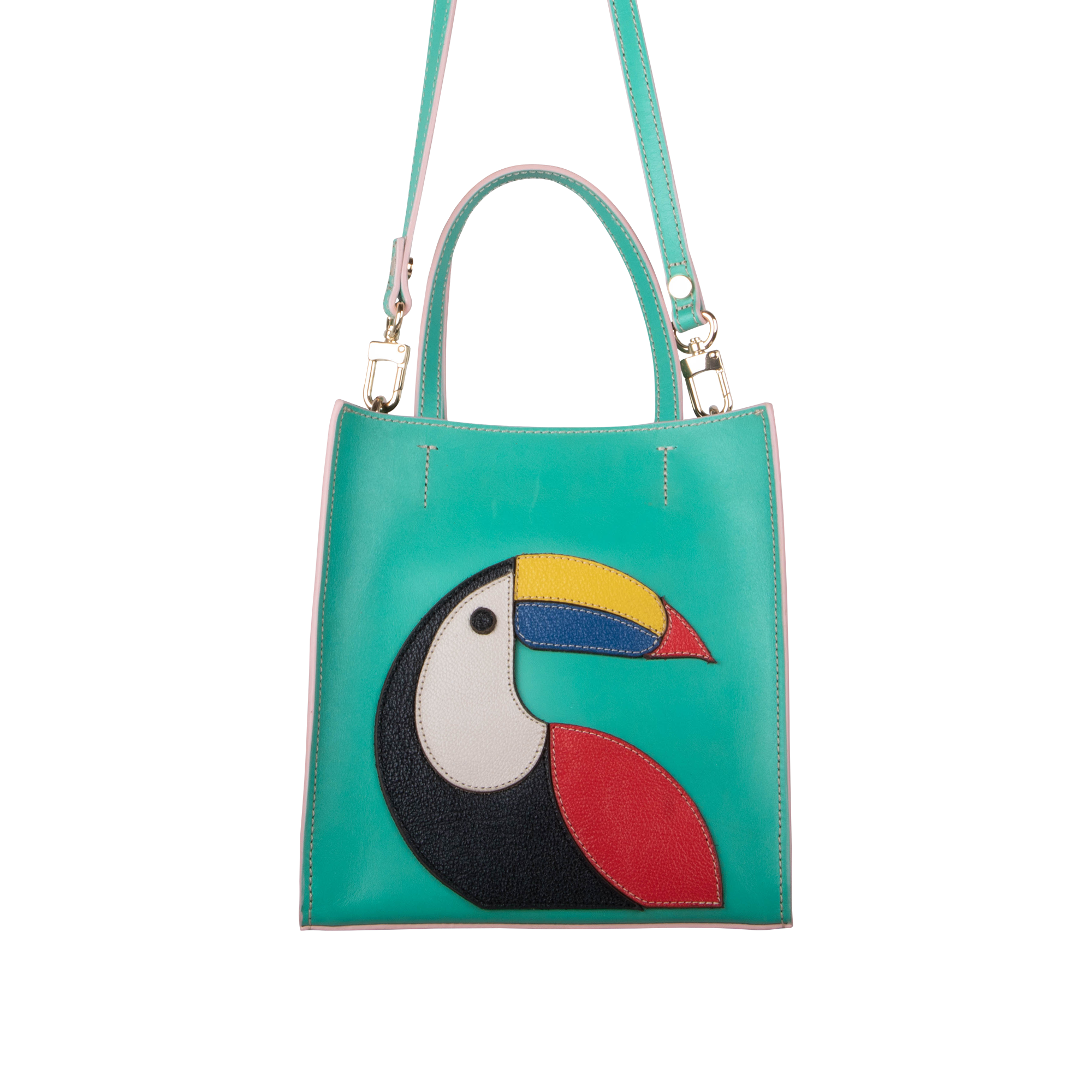 BABY TOTE TUCAN AZUL AQUA