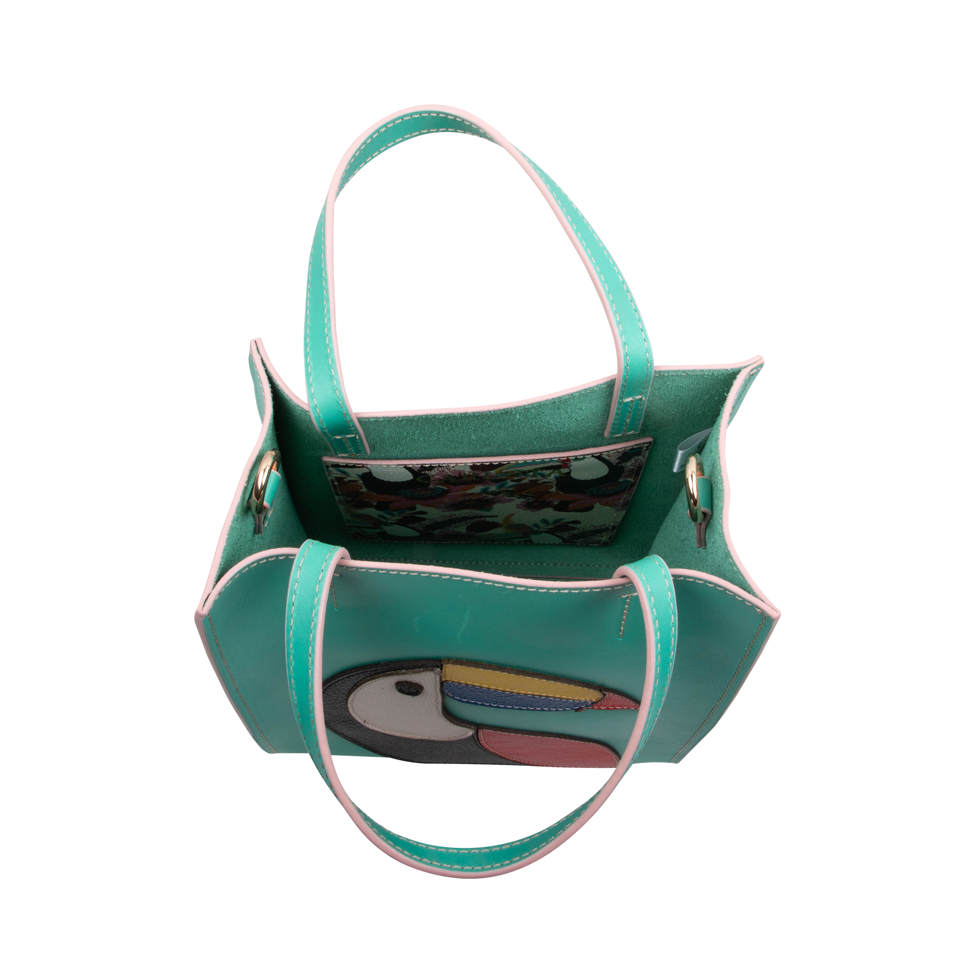 BABY TOTE TUCAN AZUL AQUA