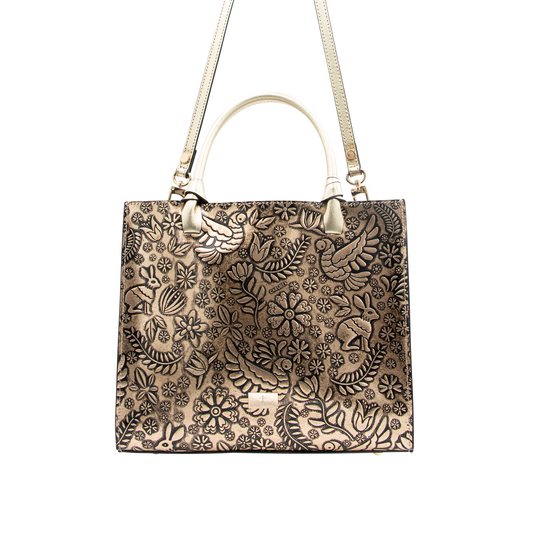 MINI TOTE ORO