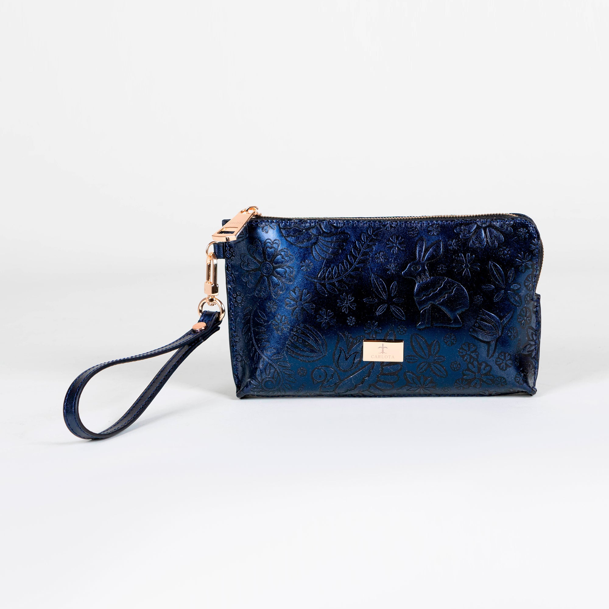 MINI CLUTCH AZUL MARINO