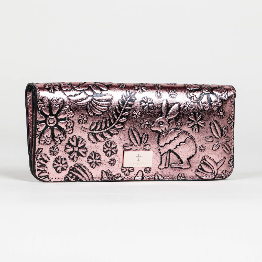 CARTERA ORO ROSA