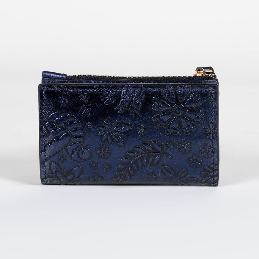 CARTERA TARJETERO AZUL MARINO