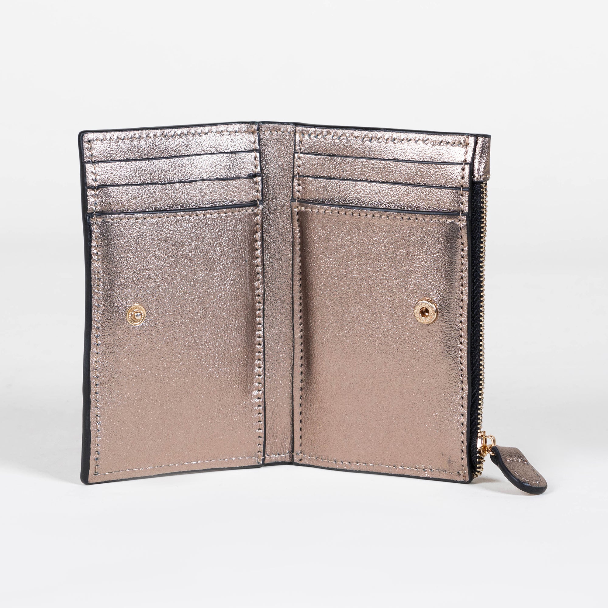 CARTERA TARJETERO ORO