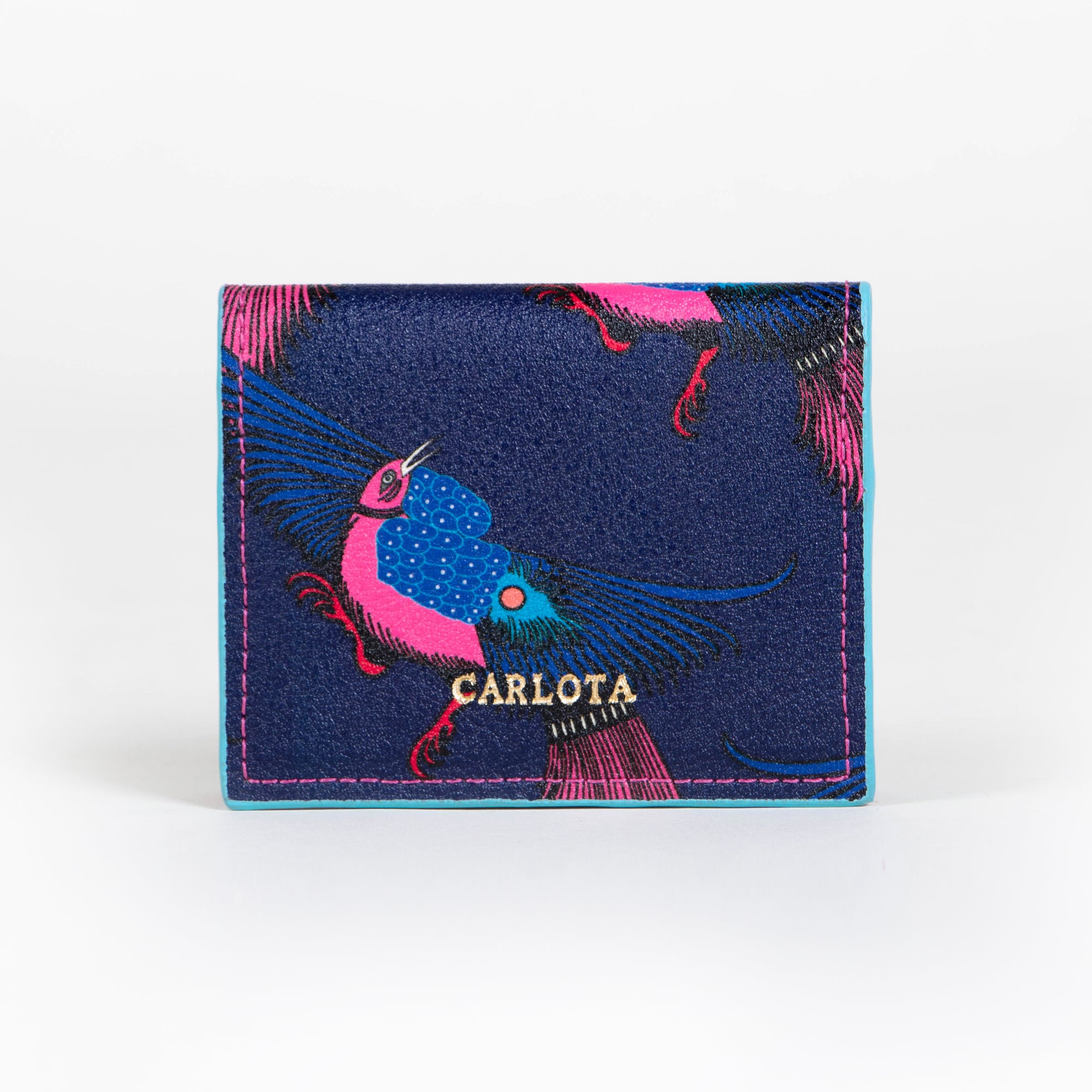 TARJETERO ESTAMPADO PAJARITO