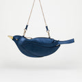 CROSSBODY PAJARITO AZUL METÁLICO
