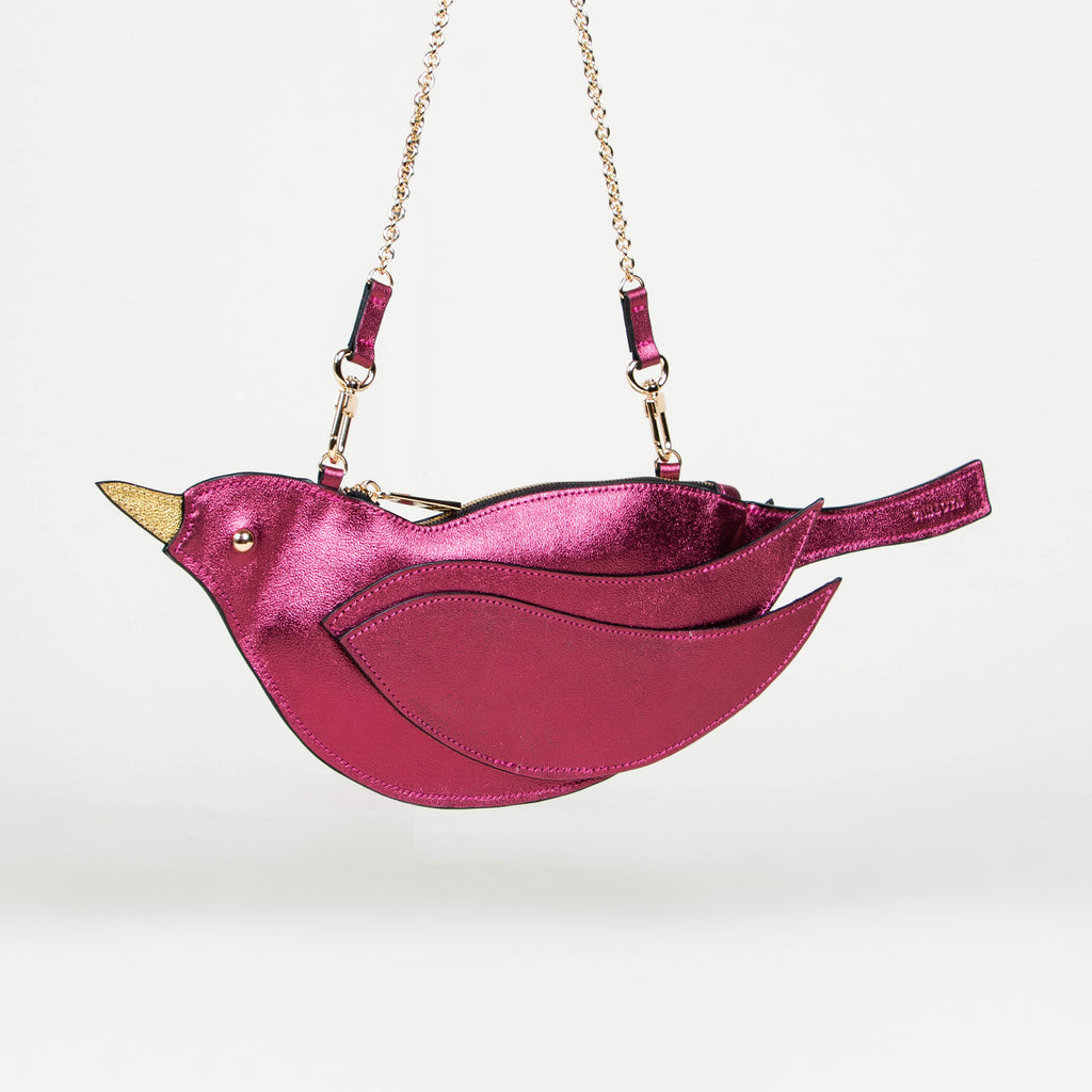 CROSSBODY PAJARITO FIUSHA METÁLICO