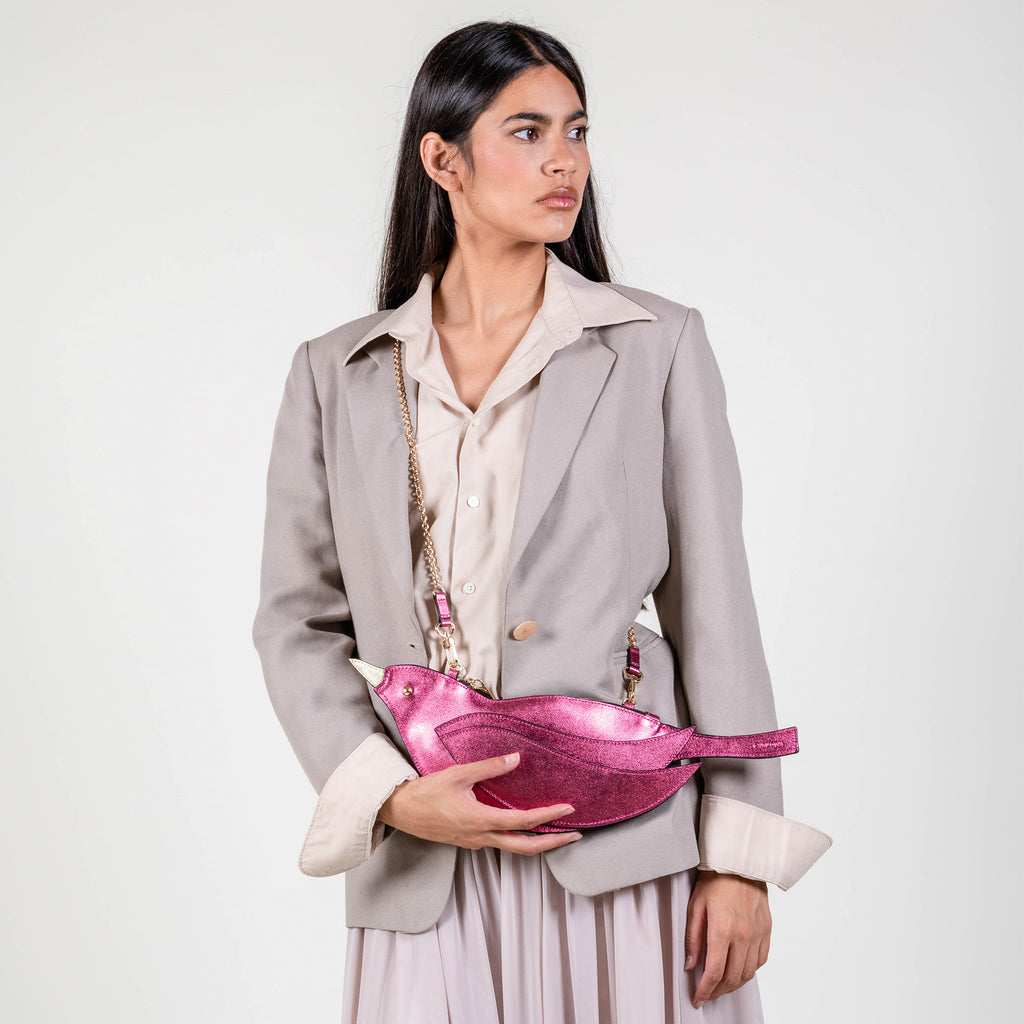 CROSSBODY PAJARITO FIUSHA METÁLICO