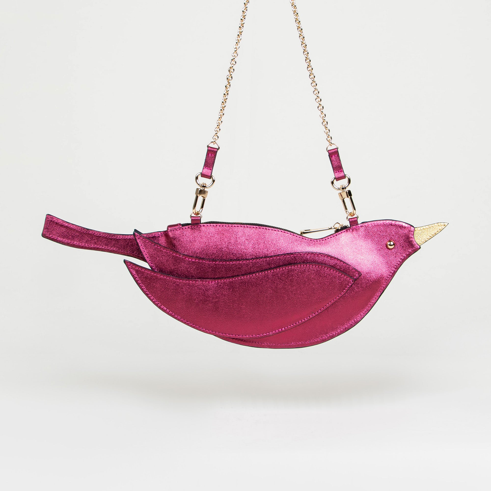 CROSSBODY PAJARITO FIUSHA METÁLICO