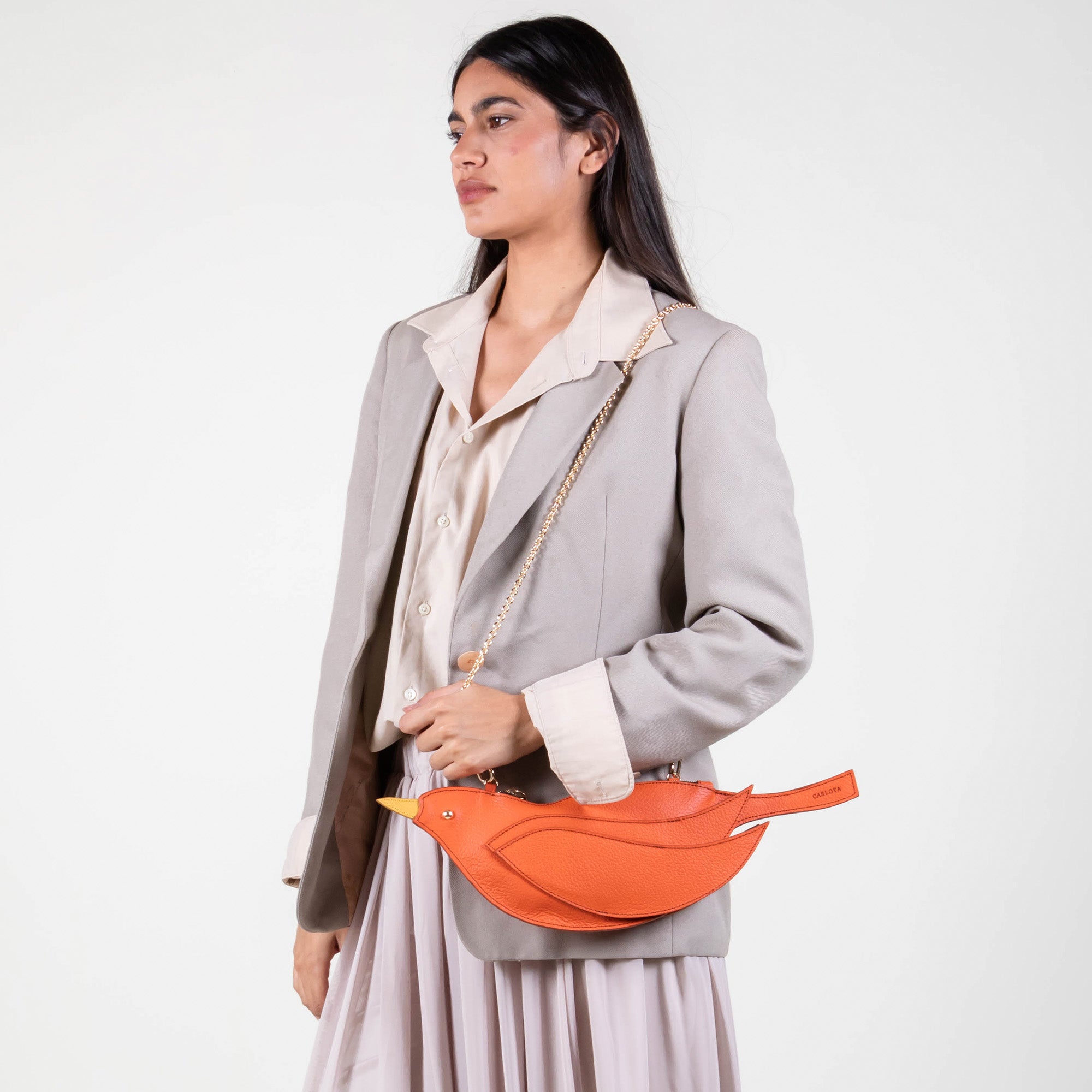 CROSSBODY PAJARITO NARANJA