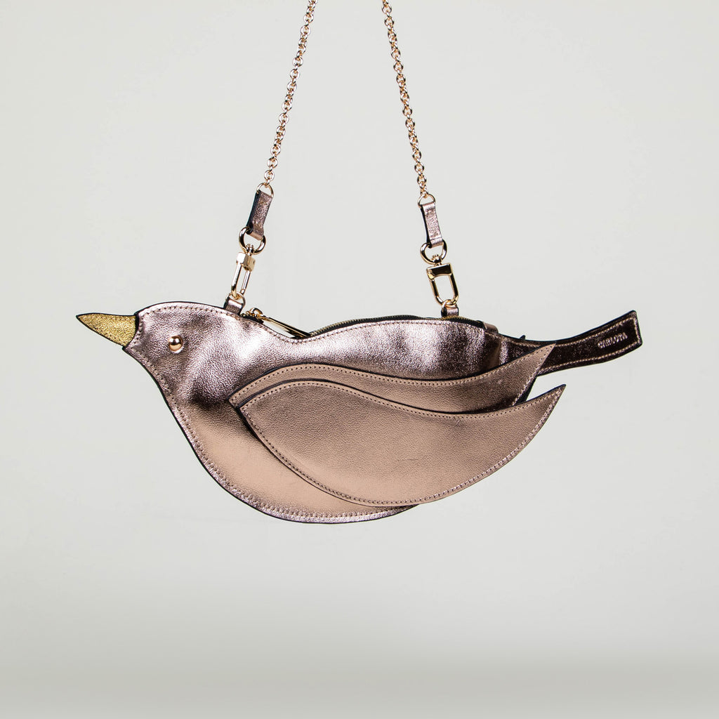 CROSSBODY BIRD ROSE GOLD