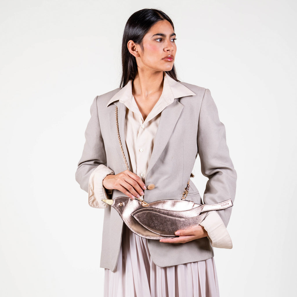 CROSSBODY BIRD ROSE GOLD