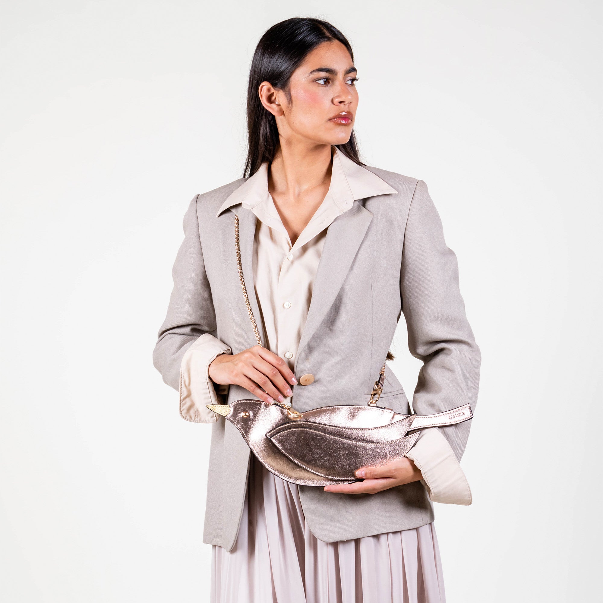 CROSSBODY BIRD ROSE GOLD