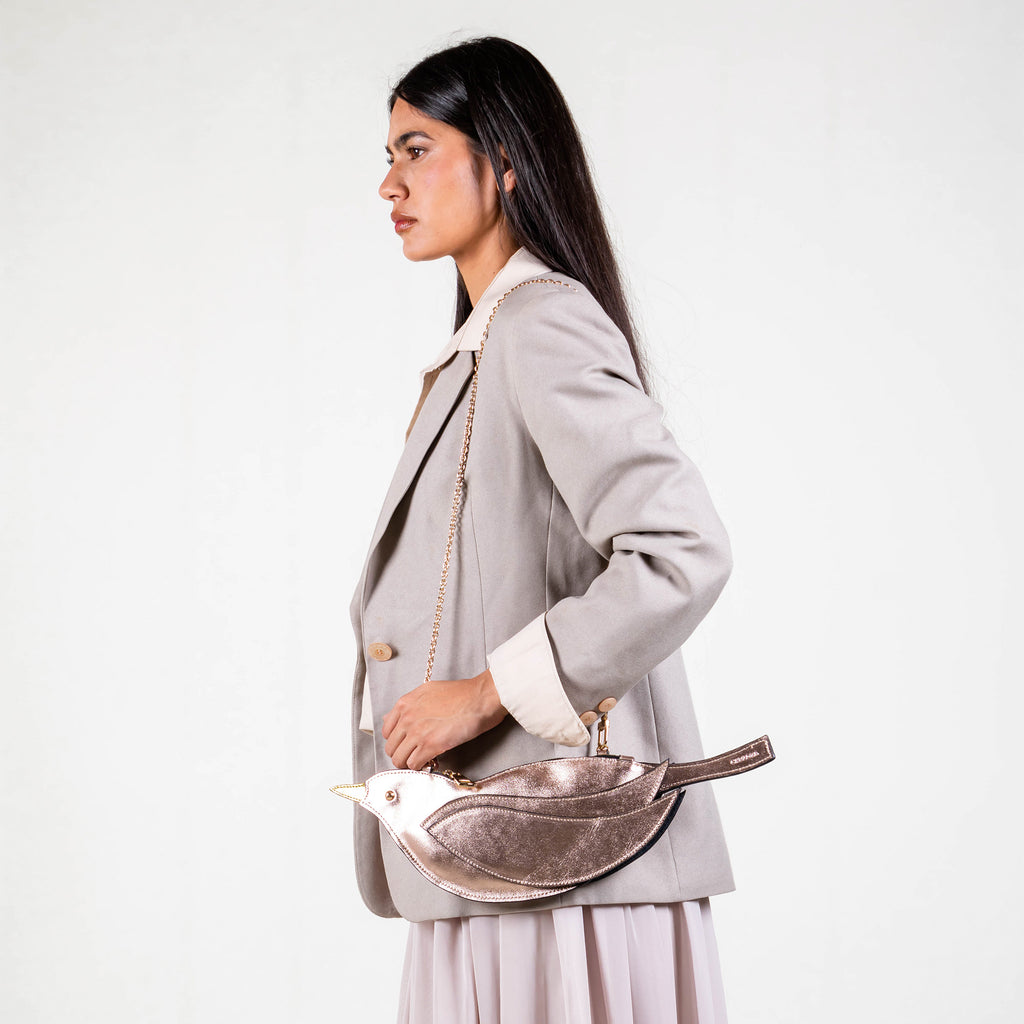 CROSSBODY BIRD ROSE GOLD