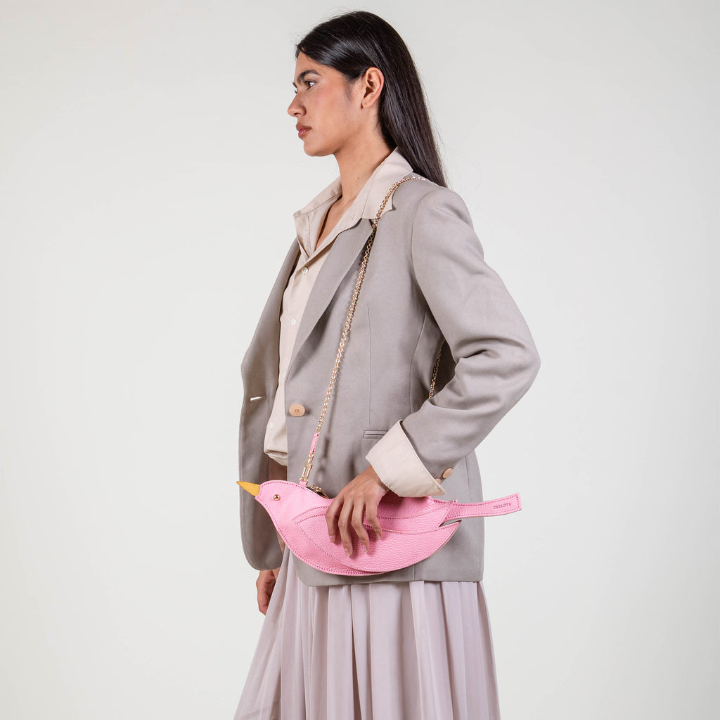 CROSSBODY PAJARITO ROSA