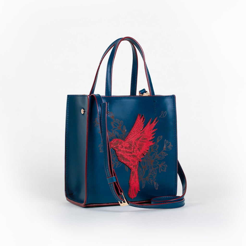 BABY TOTE PAJARITO AZUL