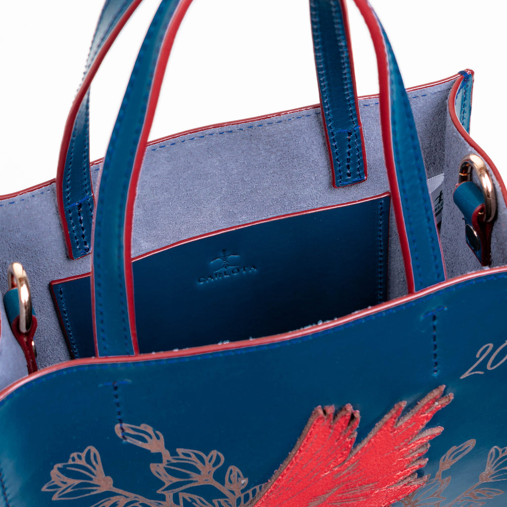 BABY TOTE PAJARITO AZUL