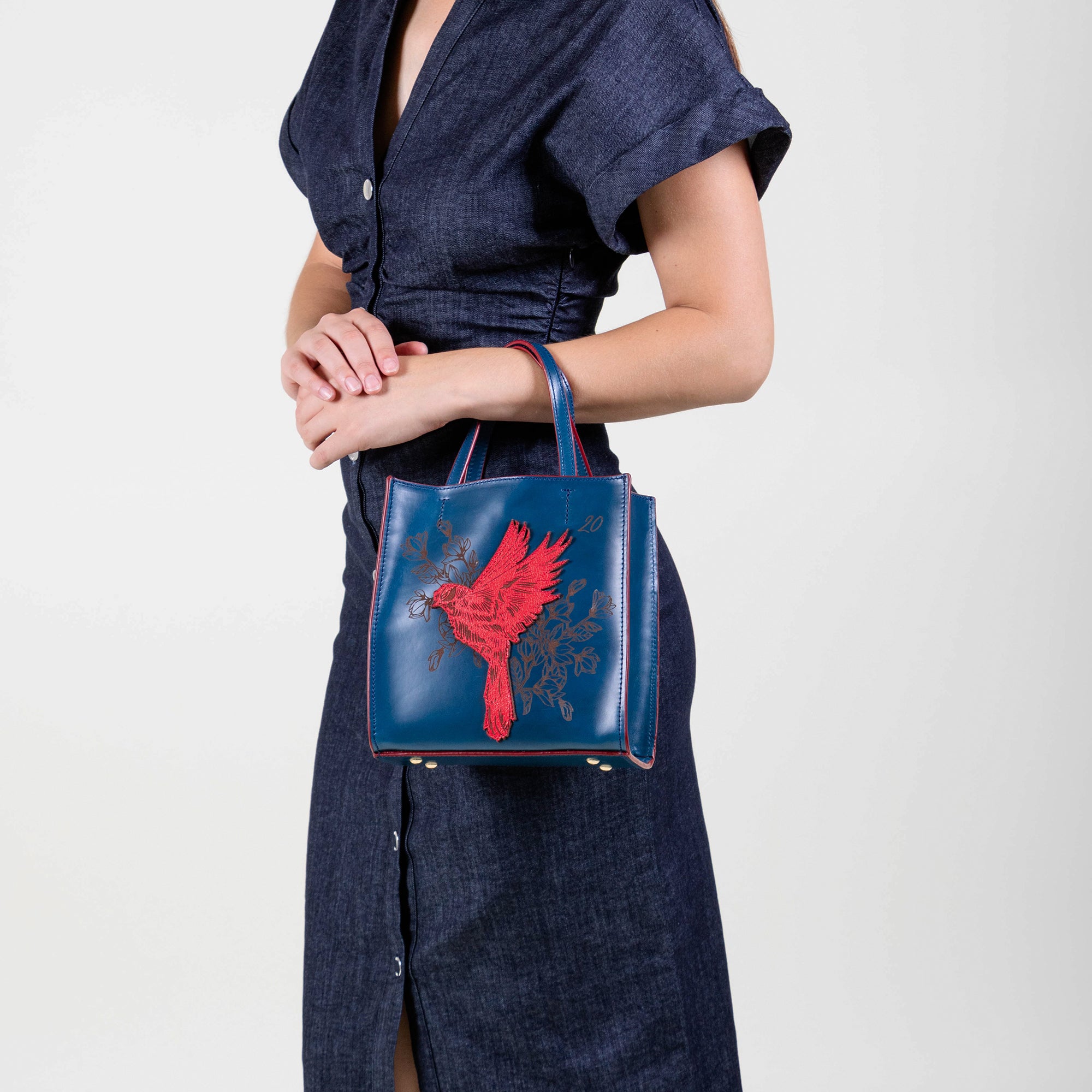 BABY TOTE PAJARITO AZUL