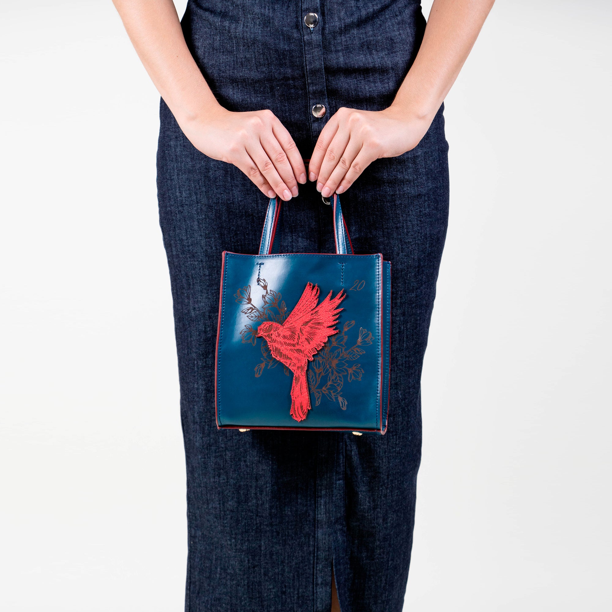 BABY TOTE PAJARITO AZUL