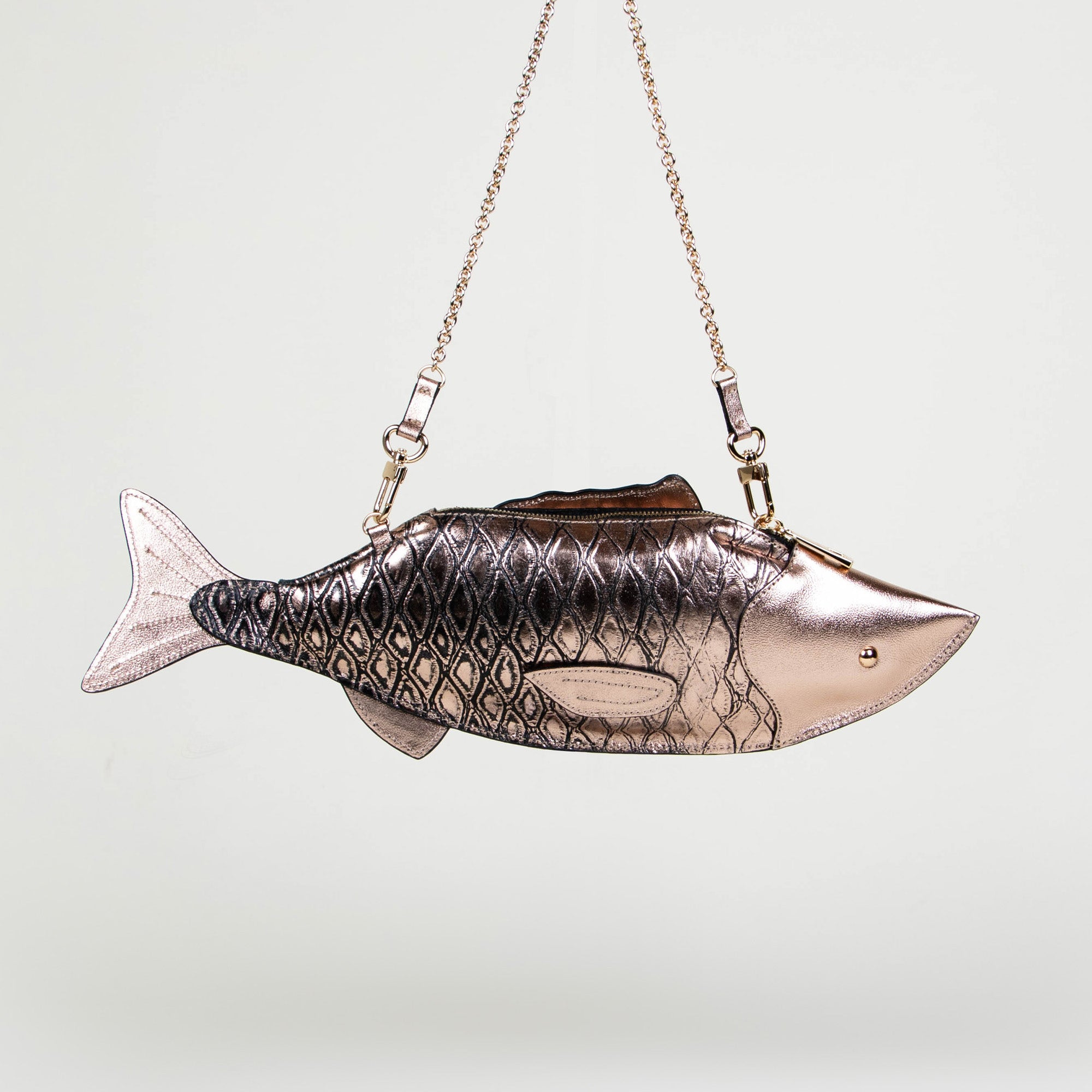 CROSSBODY PESCADO ORO ROSA