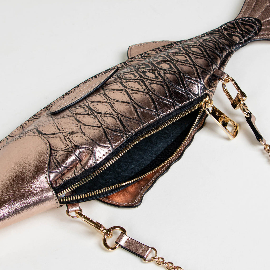 CROSSBODY PESCADO ORO ROSA