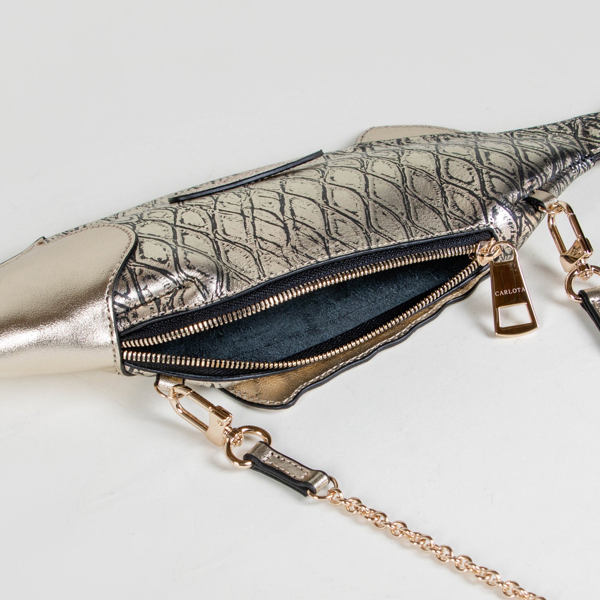 CROSSBODY PESCADO ORO