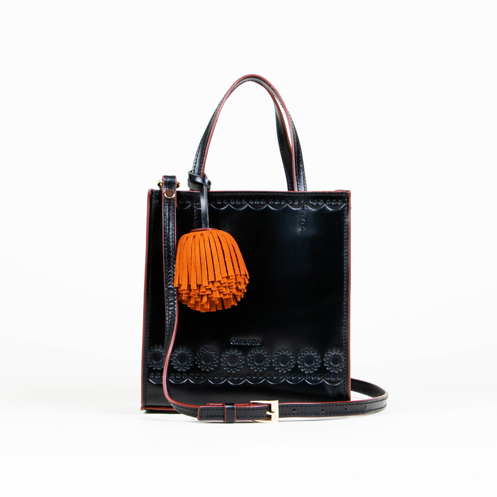 BABY TOTE MACETA NEGRO