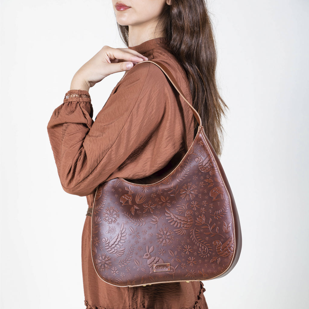 SHOULDER BAG TABACO