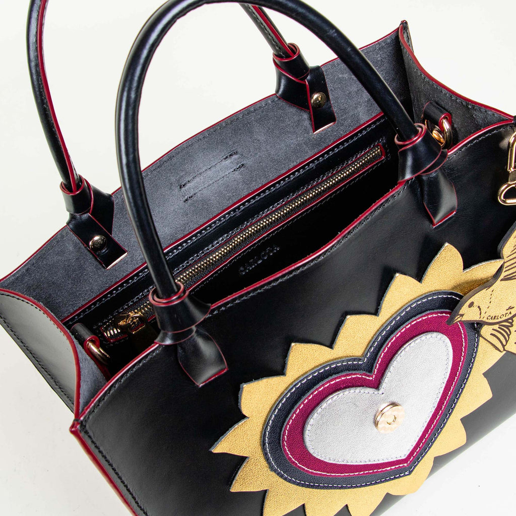 TOTE "EL CORAZÓN" NEGRO