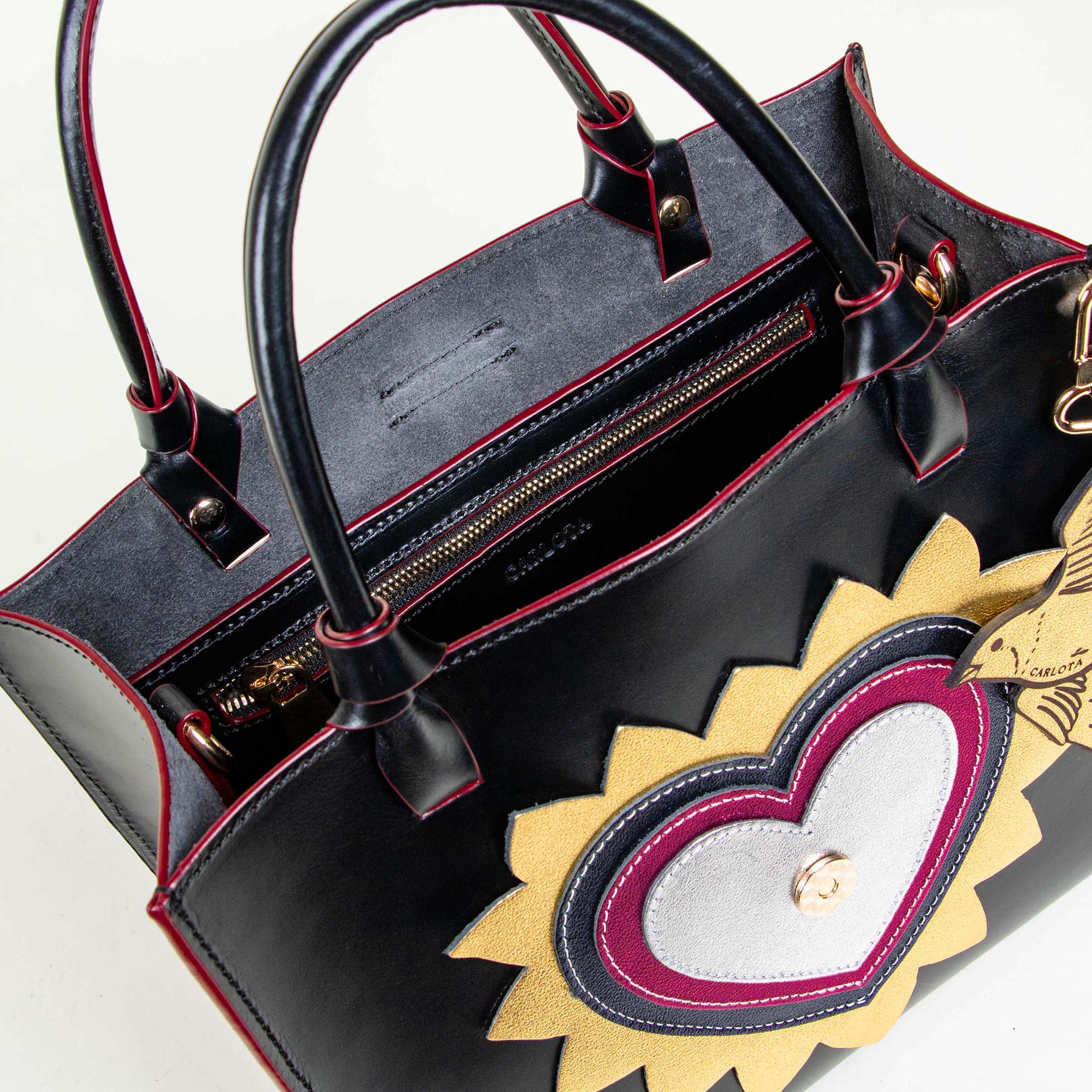 TOTE "EL CORAZÓN" NEGRO