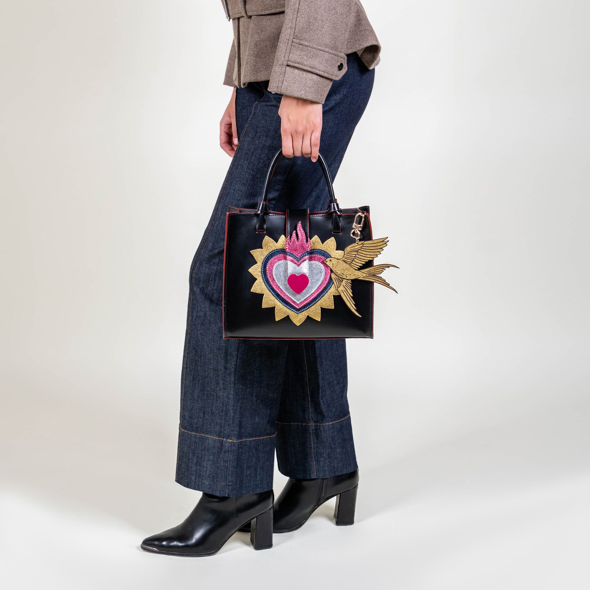 TOTE "EL CORAZÓN" NEGRO