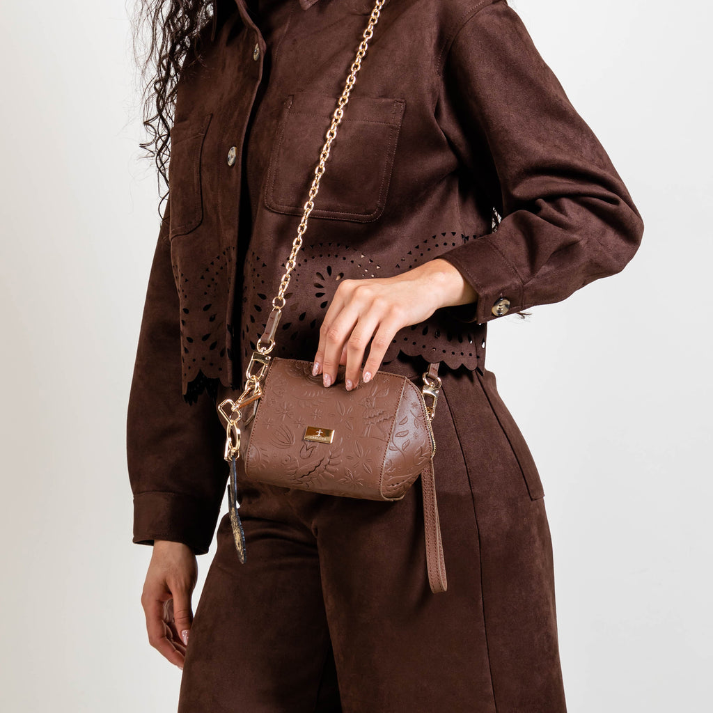CROSSBODY LIEBRE TABACO