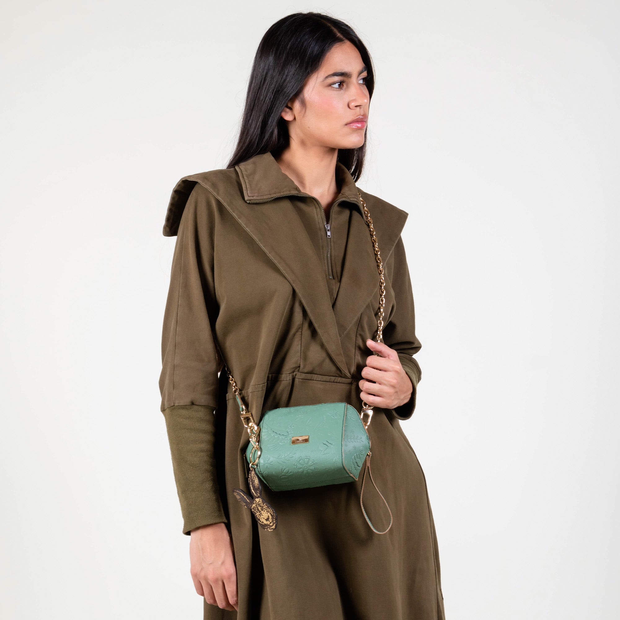 CROSSBODY LIEBRE VERDE