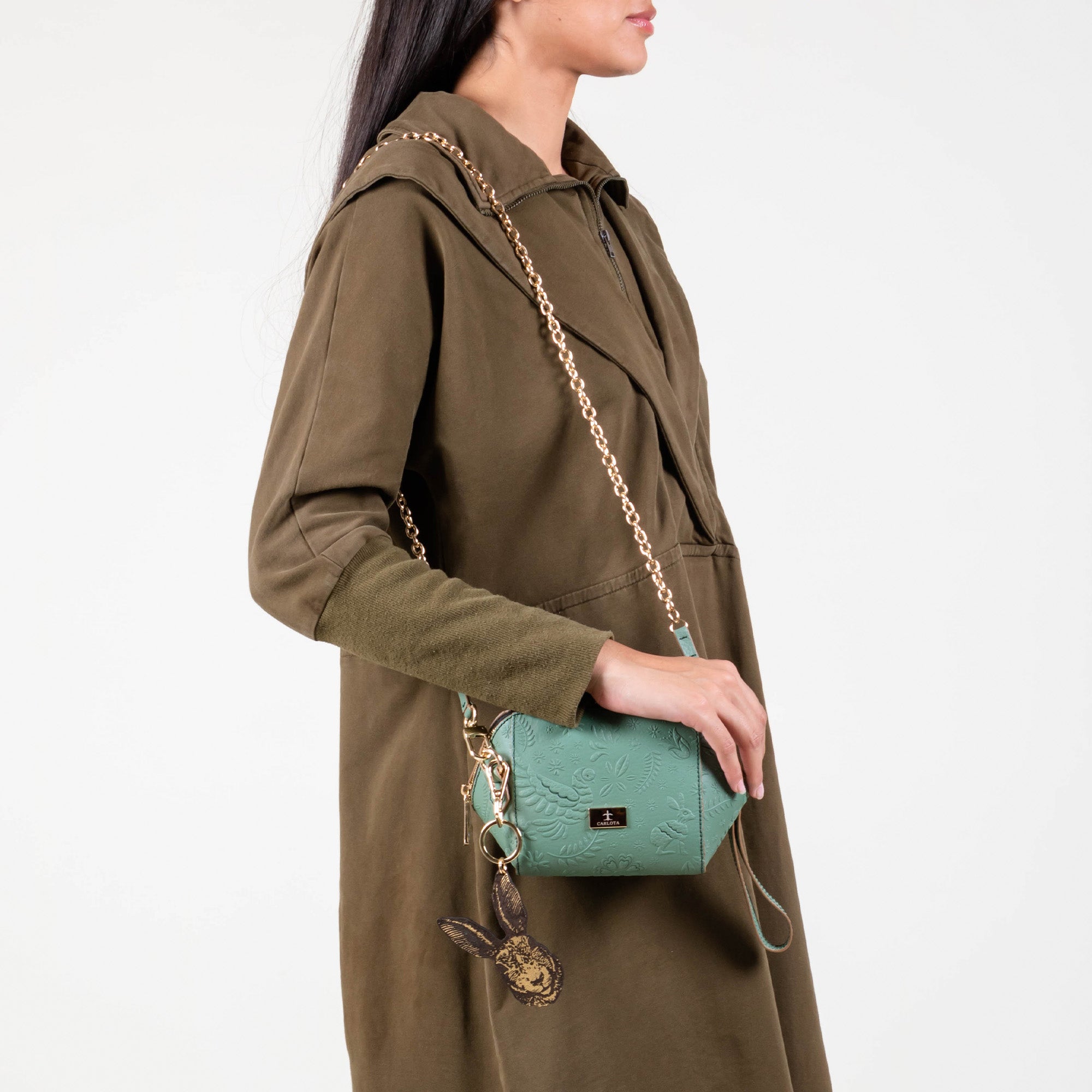 CROSSBODY LIEBRE VERDE