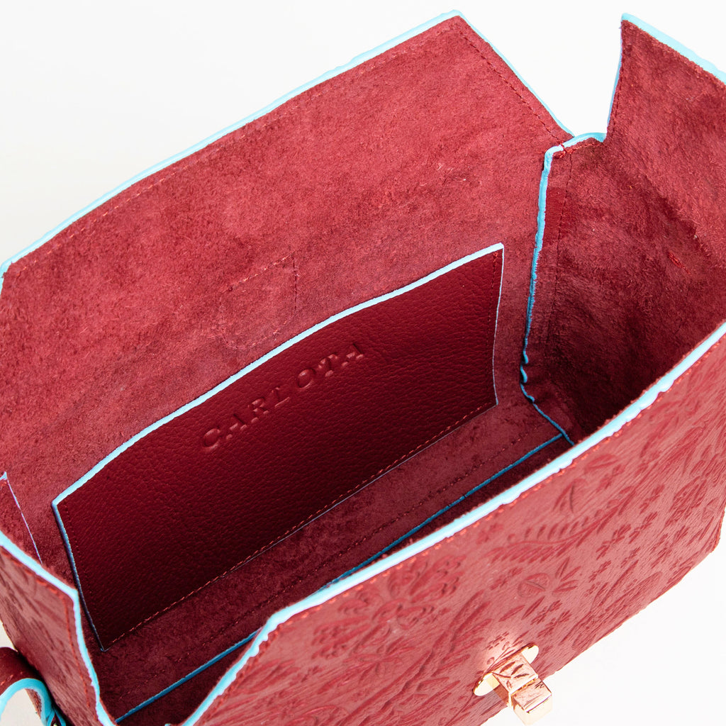 CROSSBODY LUNA ROJO