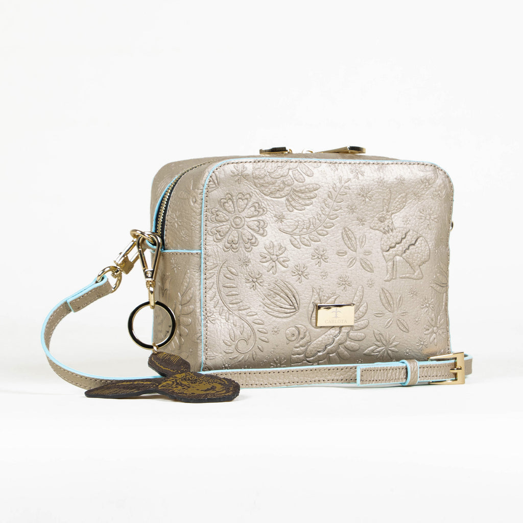 CROSSBODY CIELO ORO/AZUL