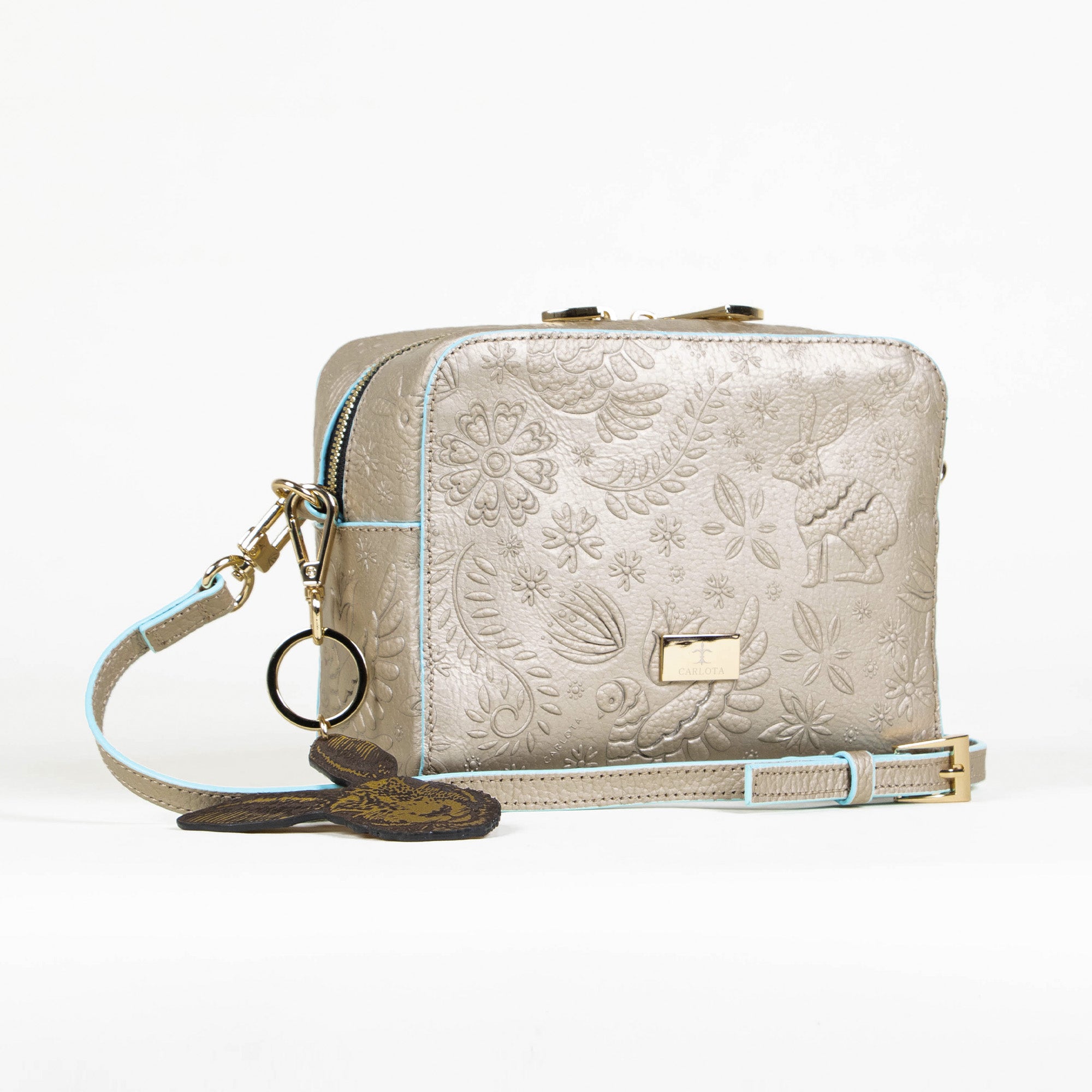 CROSSBODY CIELO ORO/AZUL