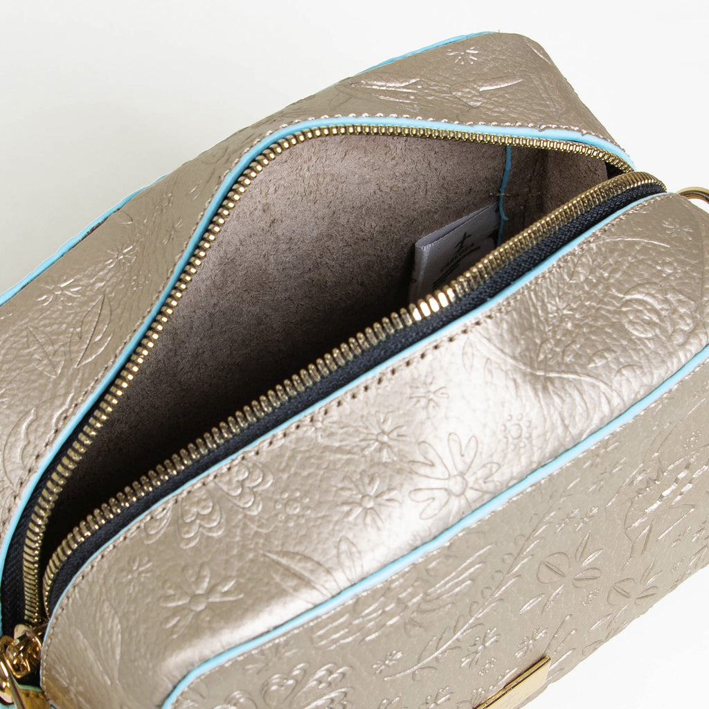 CROSSBODY CIELO ORO/AZUL