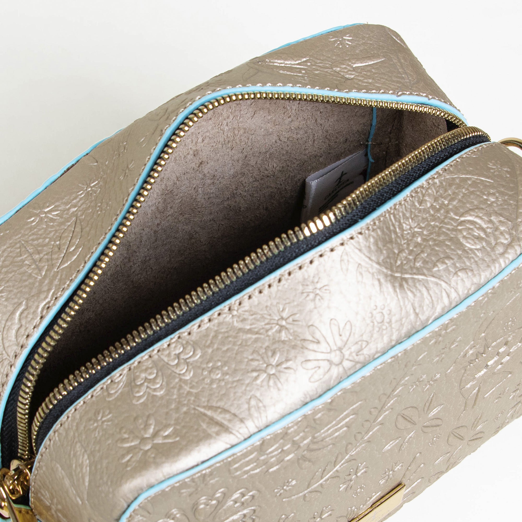 CROSSBODY CIELO ORO/AZUL