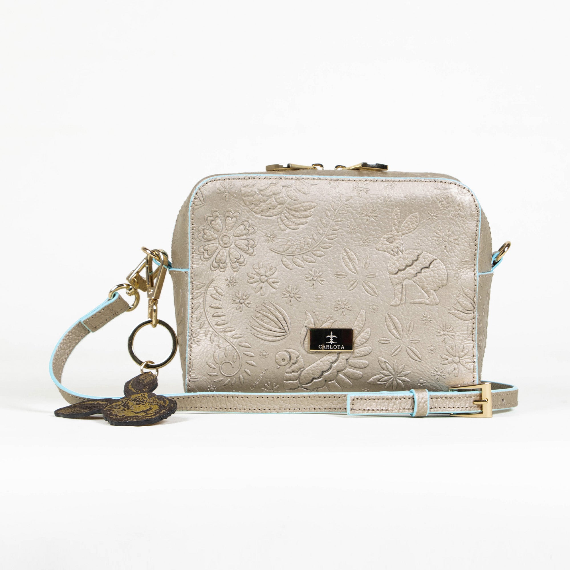 CROSSBODY CIELO ORO/AZUL
