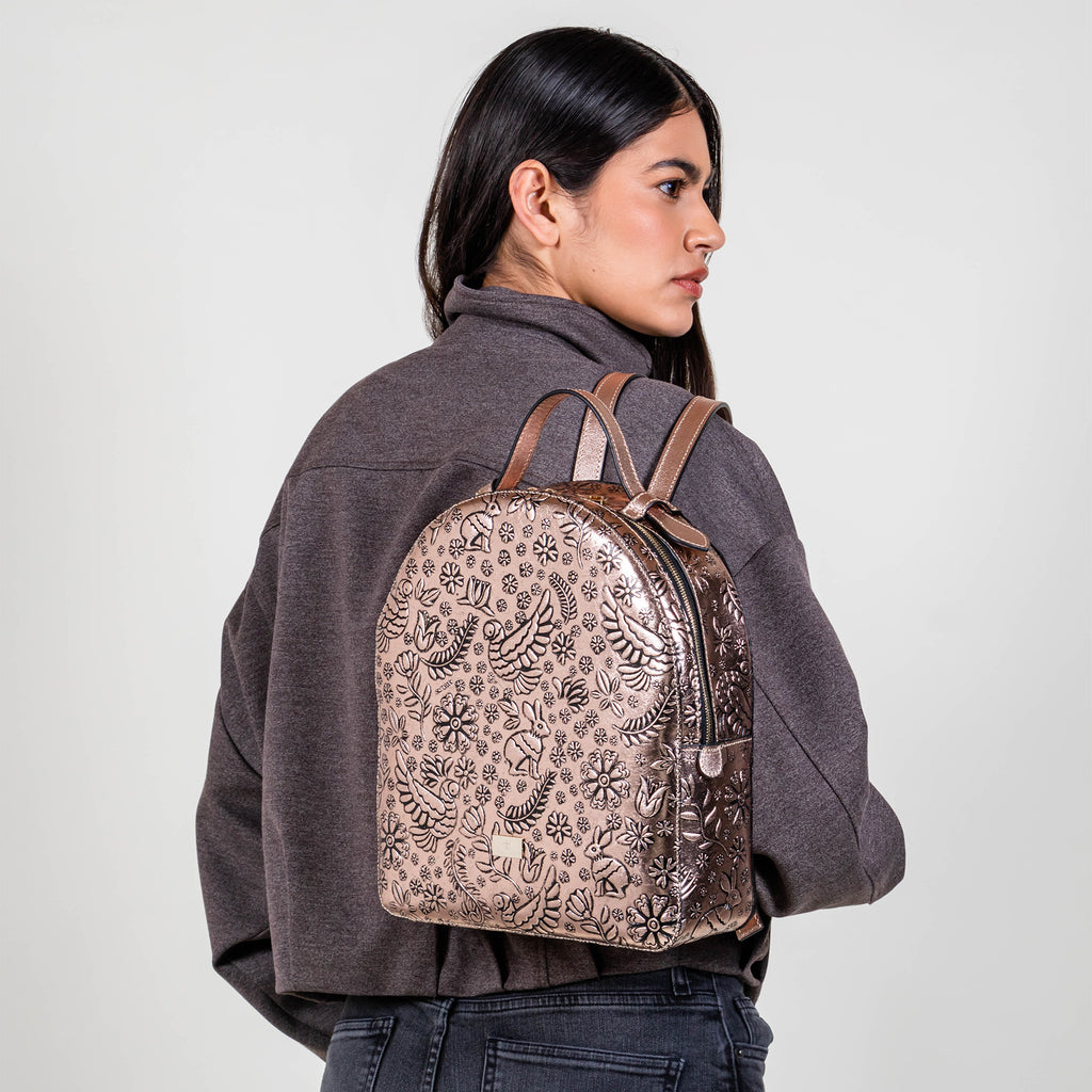 BACK PACK ORO ROSA