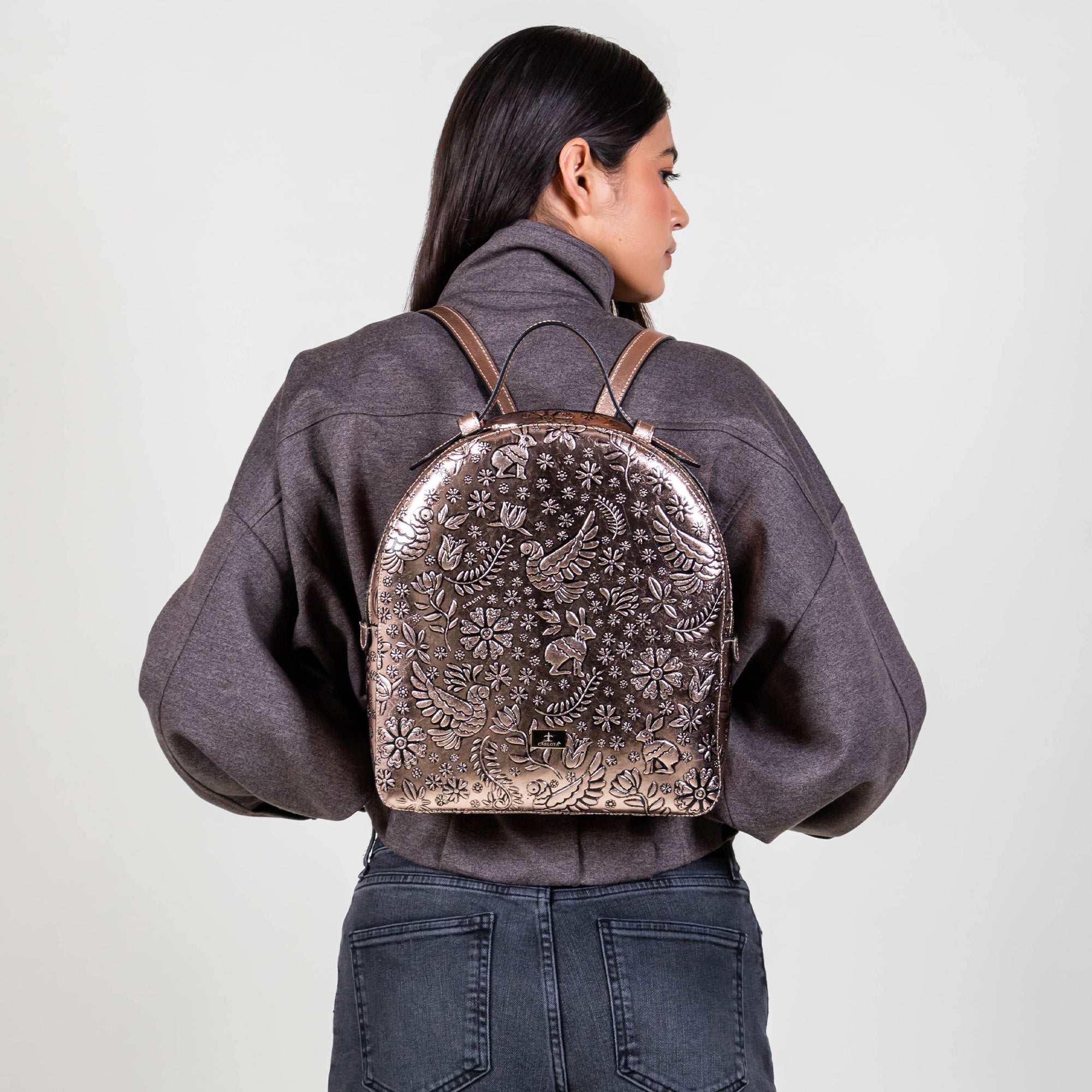 BACK PACK ORO ROSA