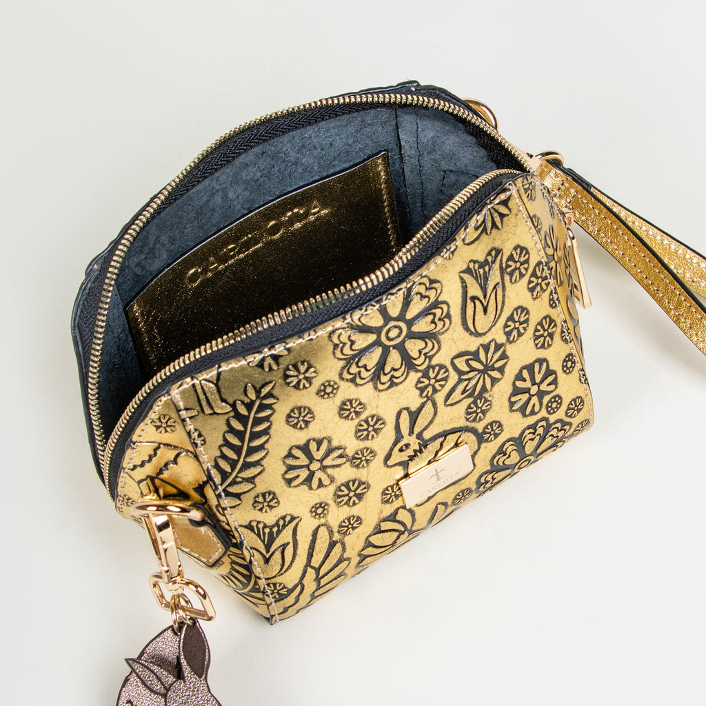 CROSSBODY ORO AMARILLO