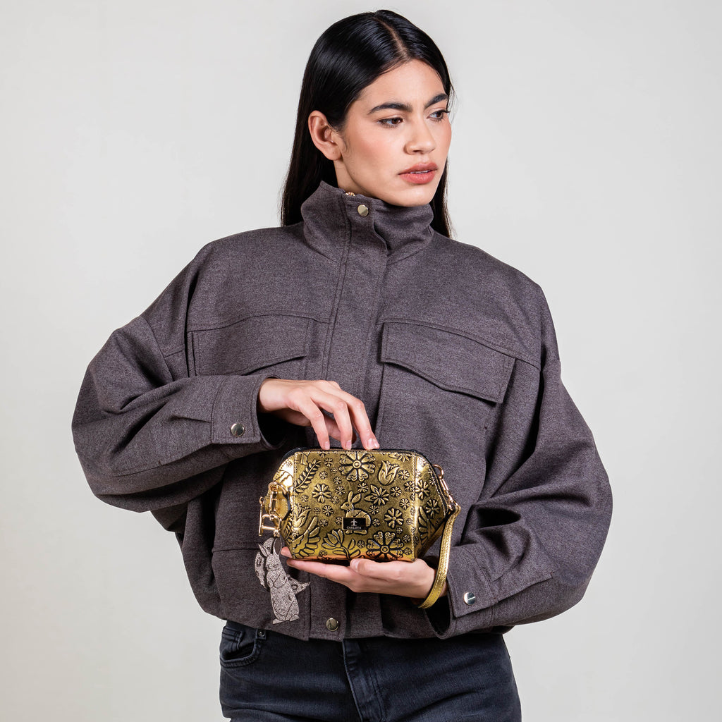 CROSSBODY ORO AMARILLO
