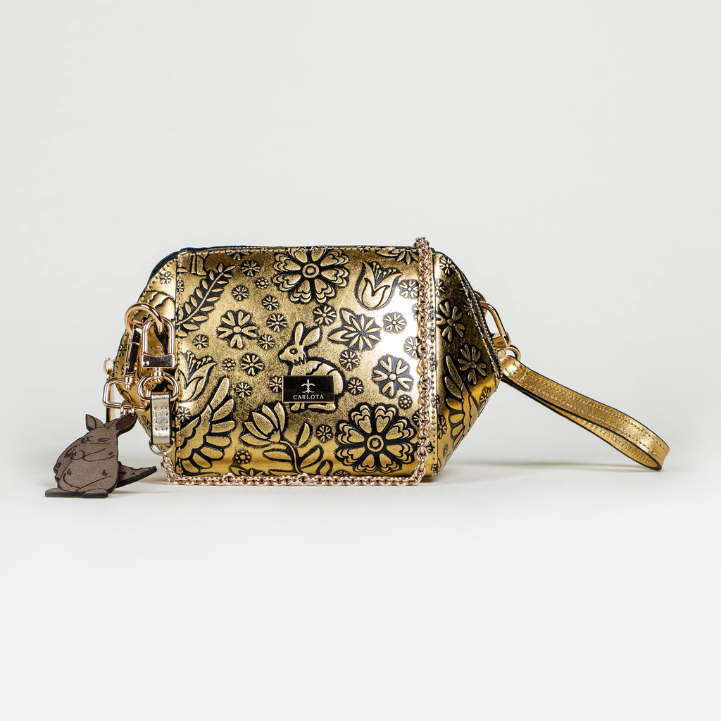 CROSSBODY ORO AMARILLO