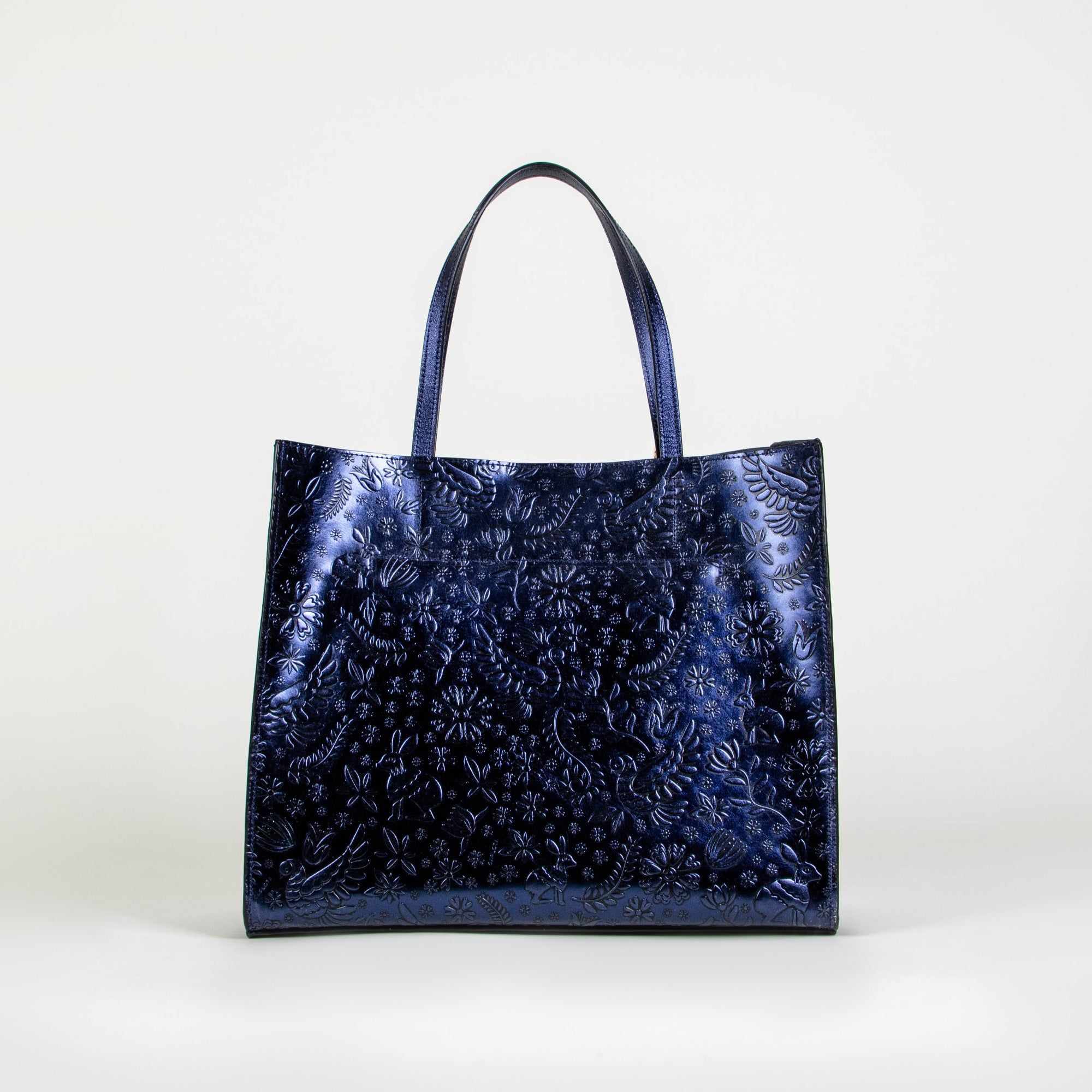TOTE XL AZUL METÁLICO