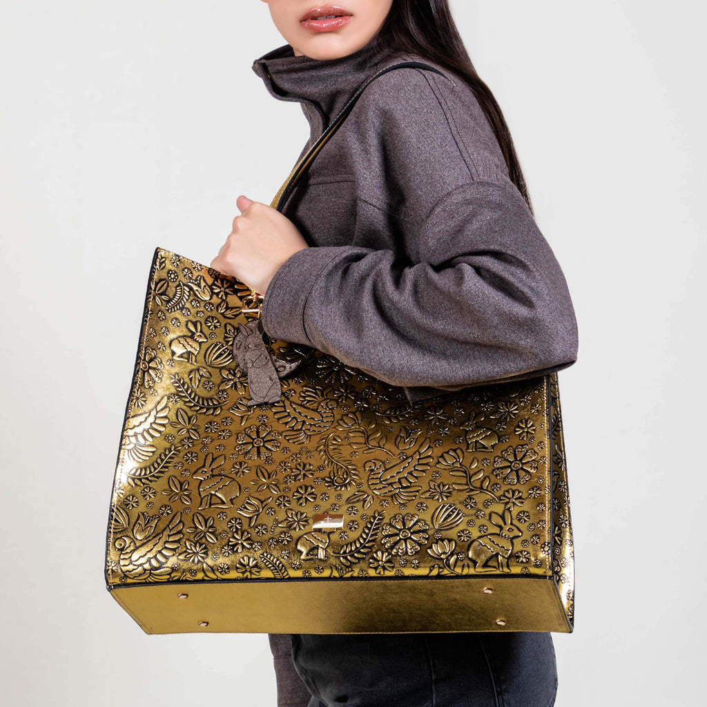 TOTE XL ORO AMARILLO