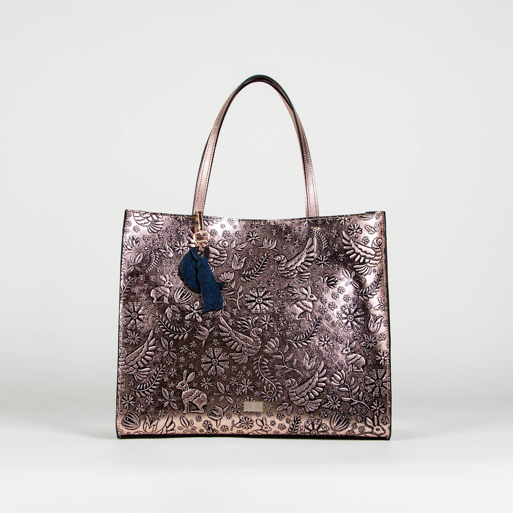 TOTE XL ORO ROSA