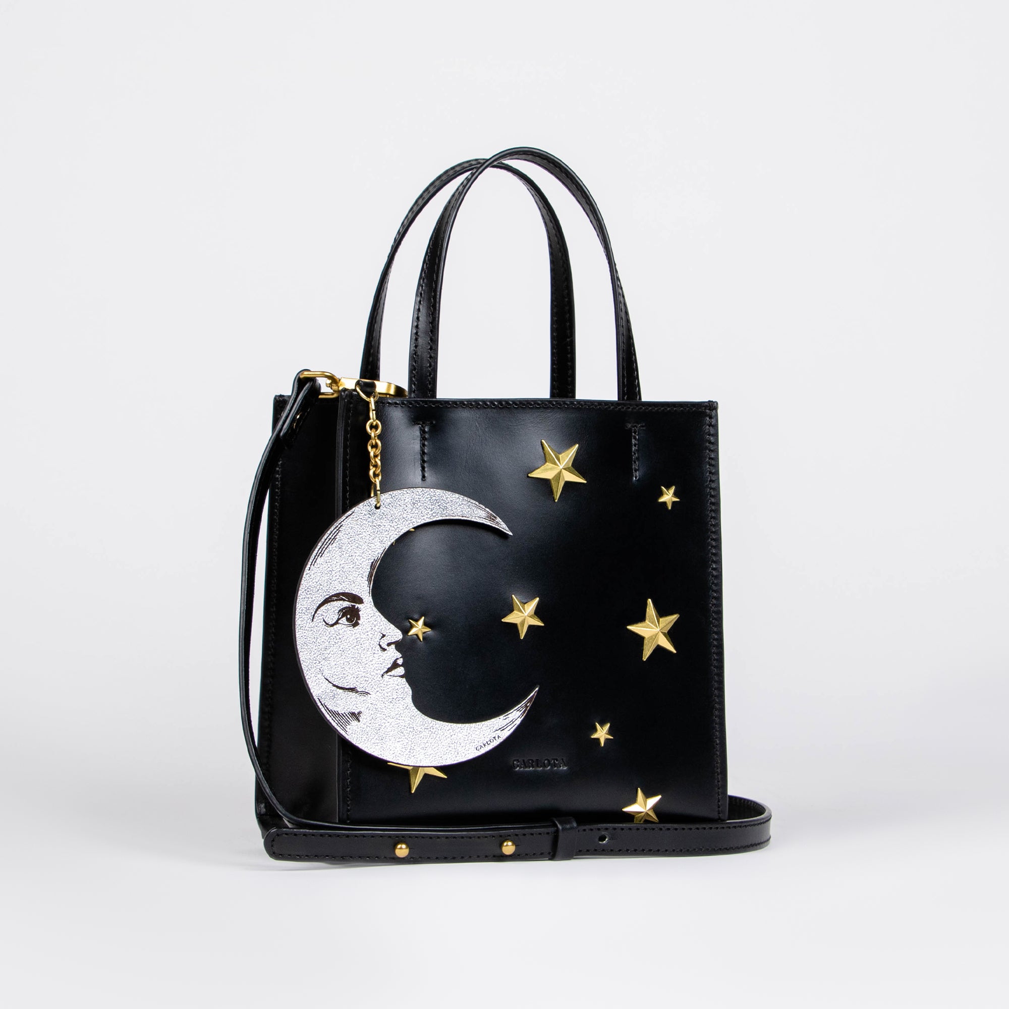 BABY TOTE LUNA NEGRO